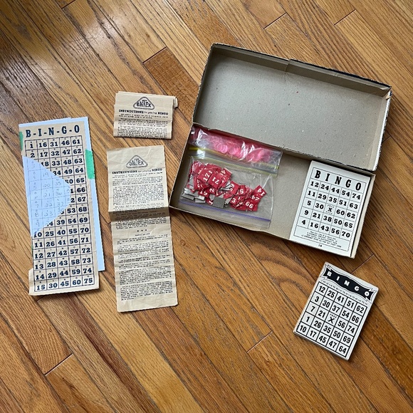 Vintage Ontex Bingo Set Made in Canada - Picture 3 of 3